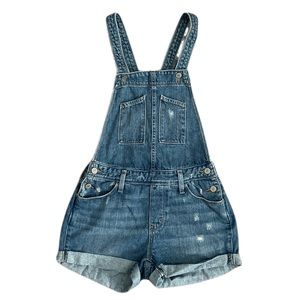 ‼️LAST CHANCE‼️ Levi’s Blue Jean Shorts Distressed Overalls